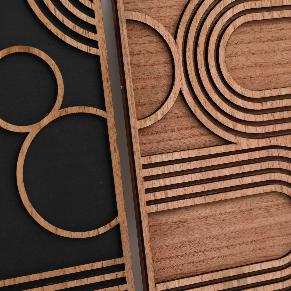 Cadre bois Hilde Noir / bois