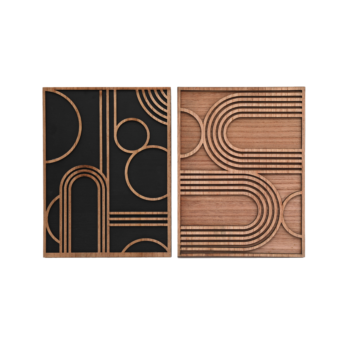 Cadre bois Hilde Noir / bois