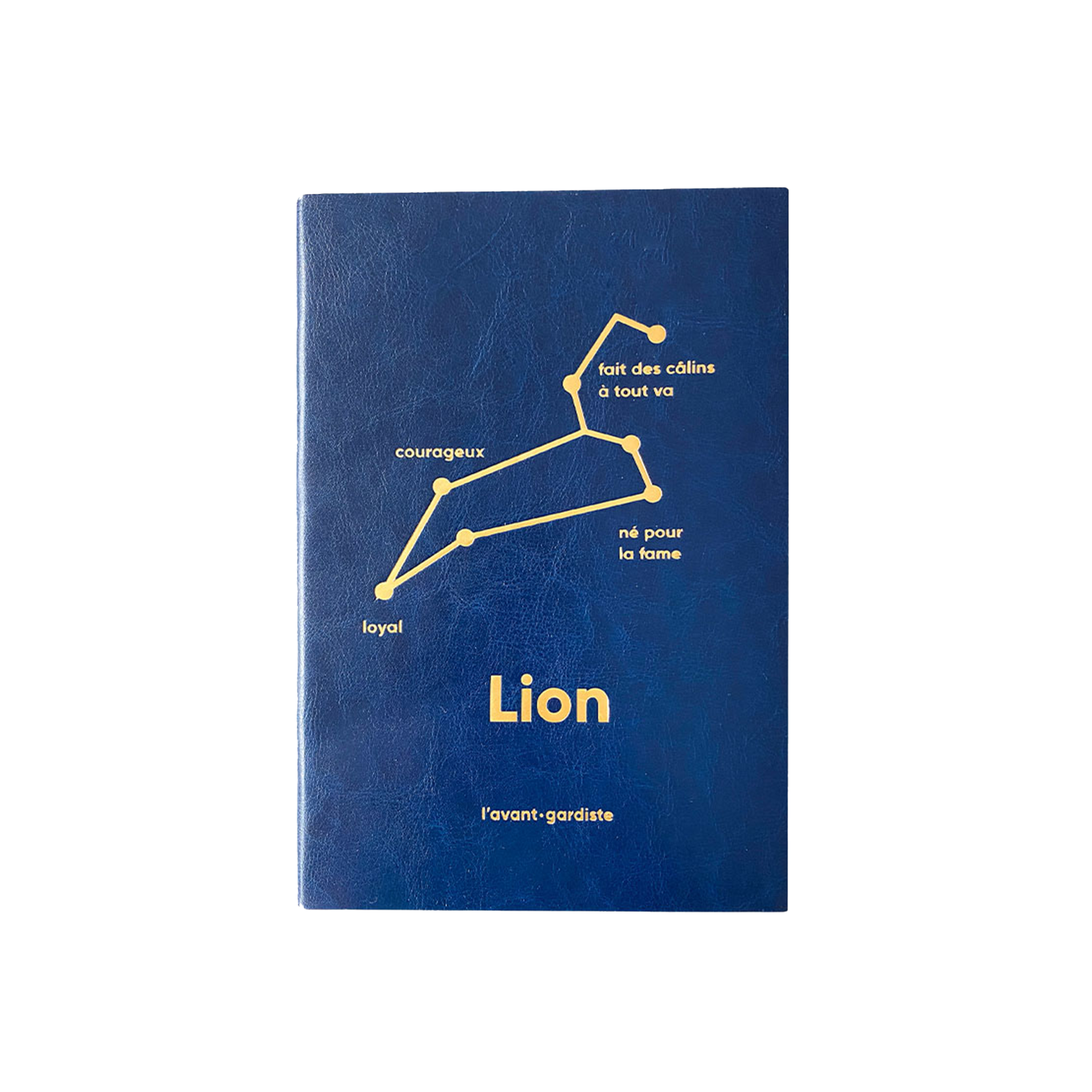 L'AVANT GARDISTE Carnet Astro lion Bleu