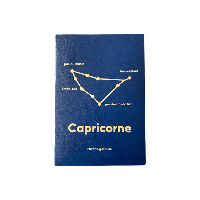 L'AVANT GARDISTE Carnet ASTRO CAPRICORNE coloris bleu