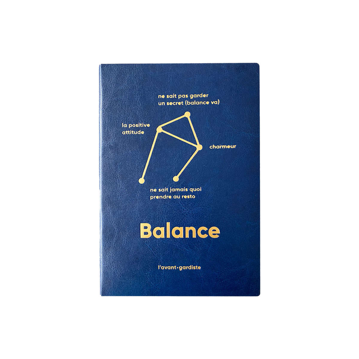 L'AVANT GARDISTE Carnet Astro balance Bleu