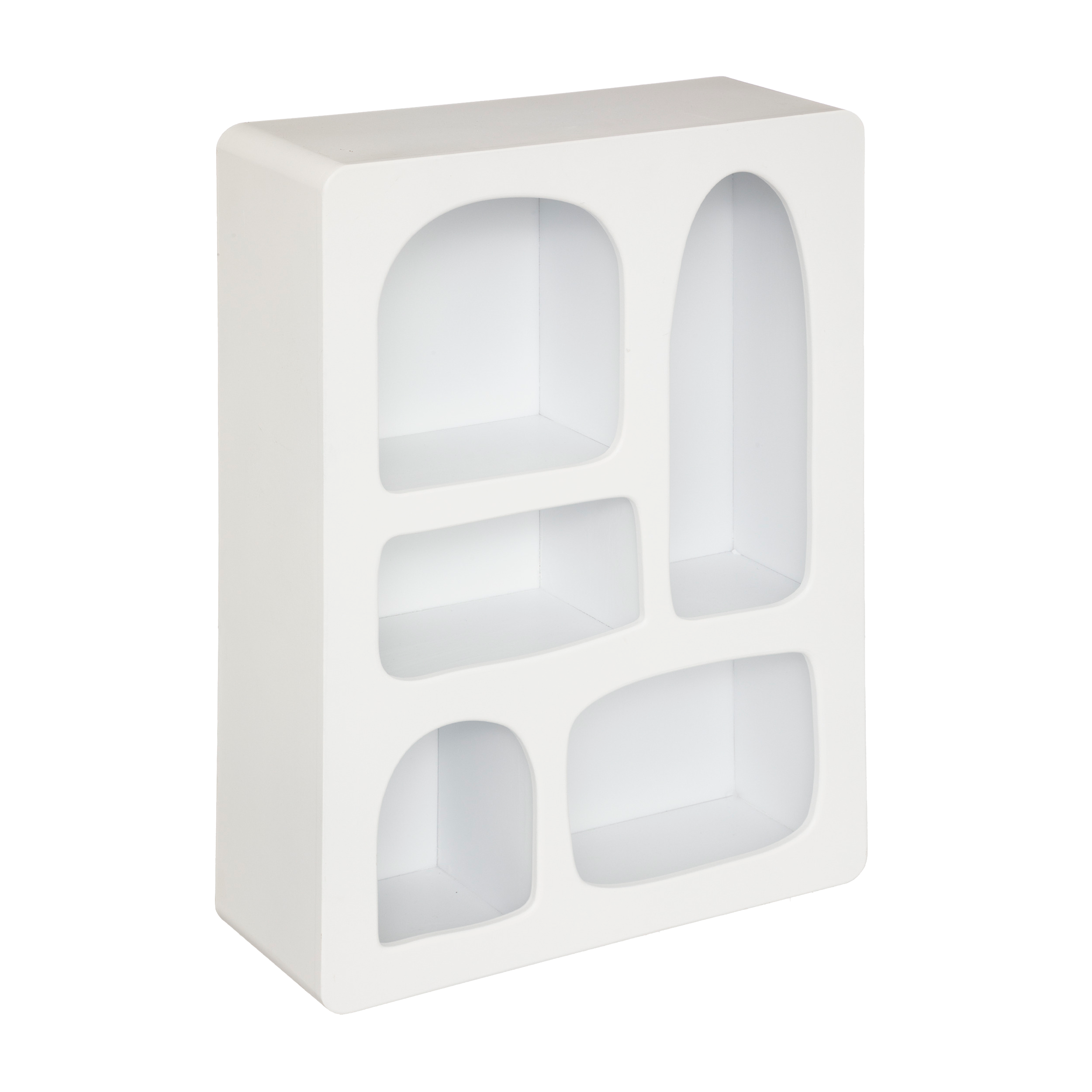 Etagère murale en bois Enola Blanc
