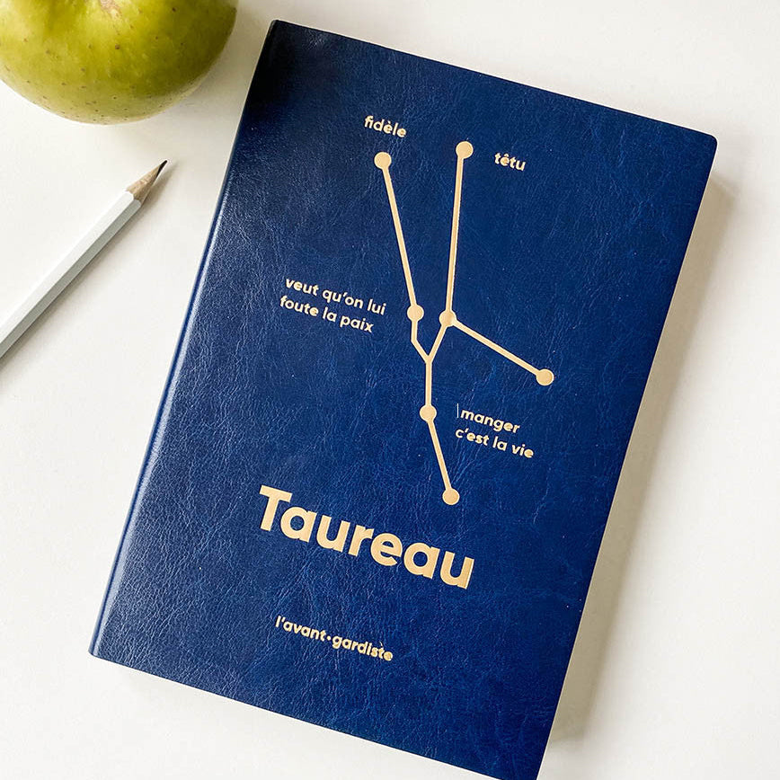 L'AVANT GARDISTE Carnet Astro taureau Bleu