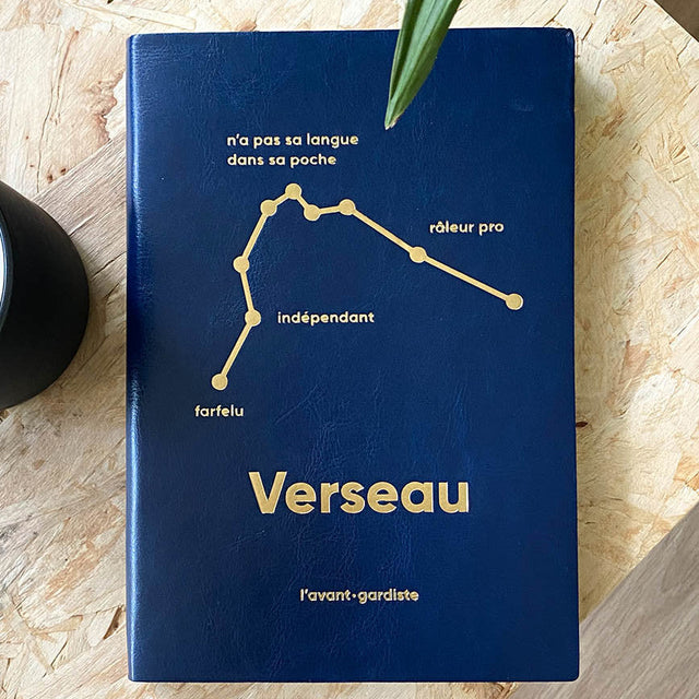 L'AVANT GARDISTE Carnet ASTRO VERSEAU coloris bleu