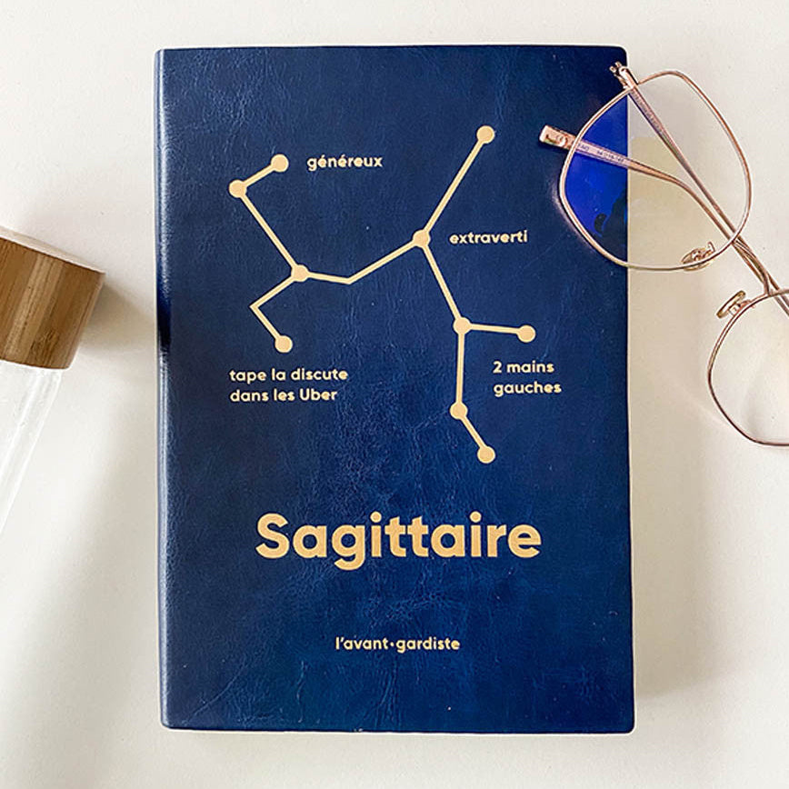 L'AVANT GARDISTE Carnet Astro sagittaire Bleu