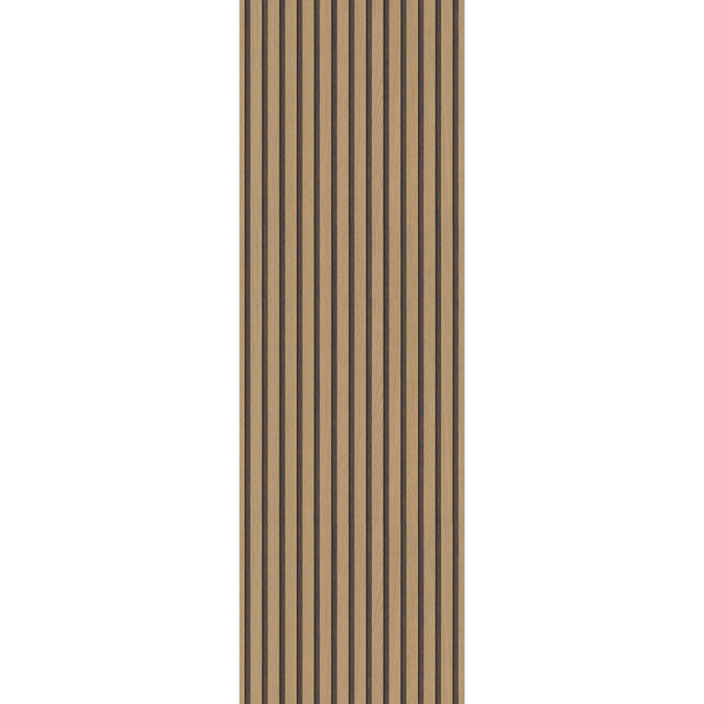 Papier peint intissé TASSEAUX coloris bois clair