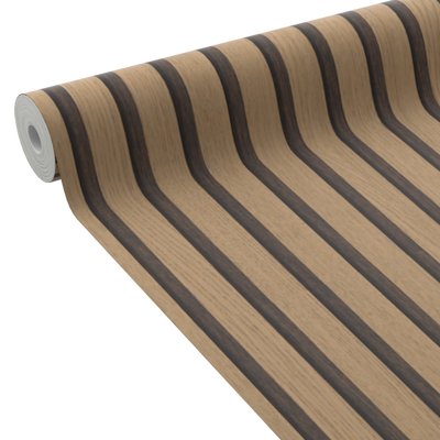 Papier peint intissé Tasseaux Bois clair