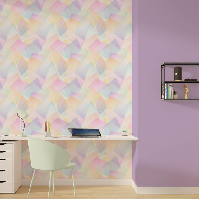 4MURS Papier peint intissé PASTELLA coloris multicolore