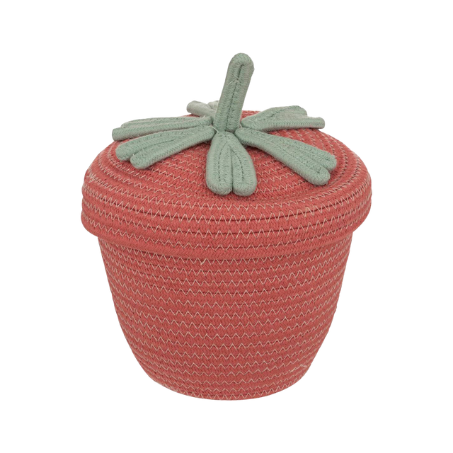Panier STRAWBERRY coloris rouge