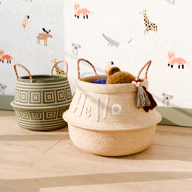 Panier HELLO coloris beige