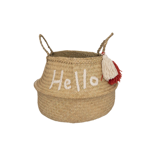 Panier HELLO coloris beige