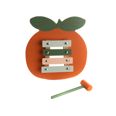 AMADEUS CADES Jeu d'éveil Xylophone martin Orange