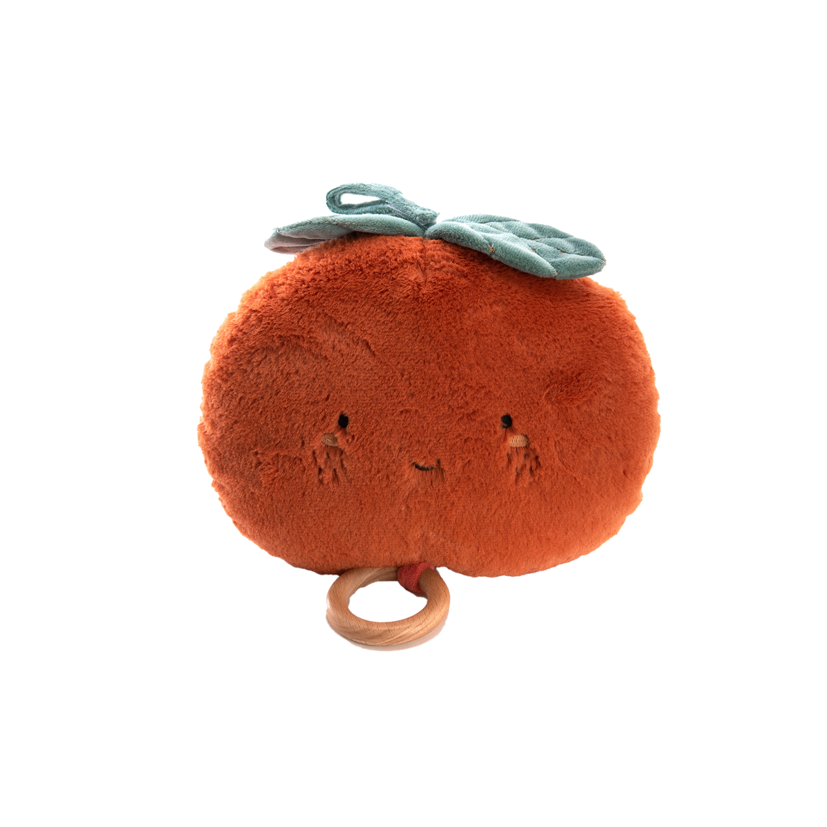 AMADEUS CADES Peluche musicale Solange l'orange Orange