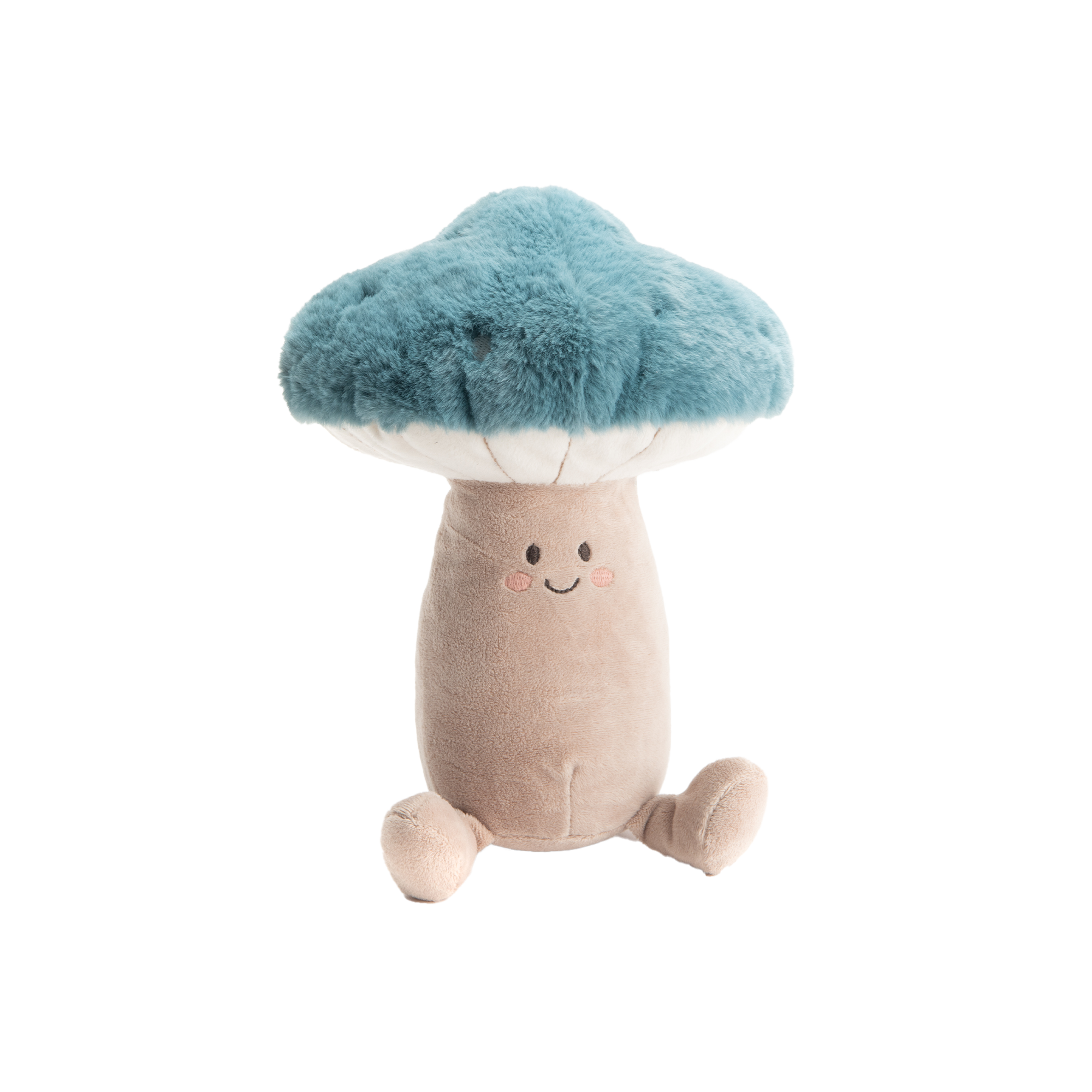 AMADEUS CADES Peluche Champignon leon Bleu et beige