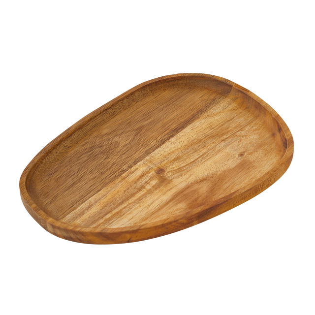 Plateau HADDY L coloris brun