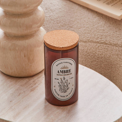 Bougie parfumée Sélini Brun Ambre 230G