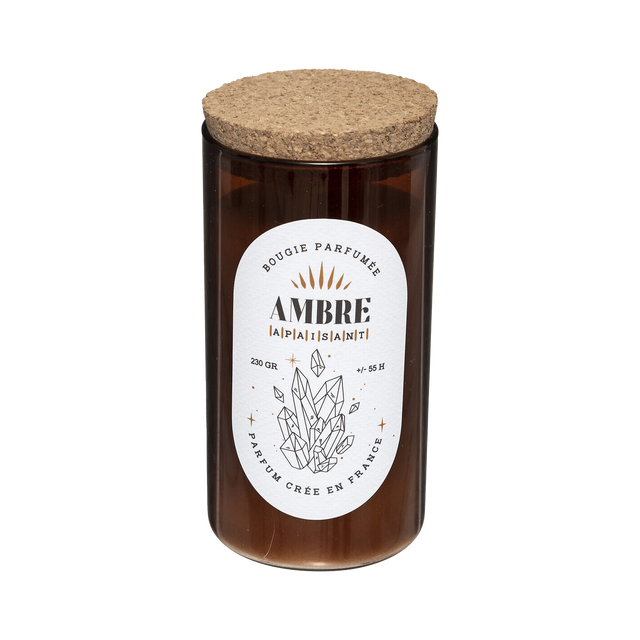 Bougie parfumée SÉLINI Ambre diamètre 6,5 cm