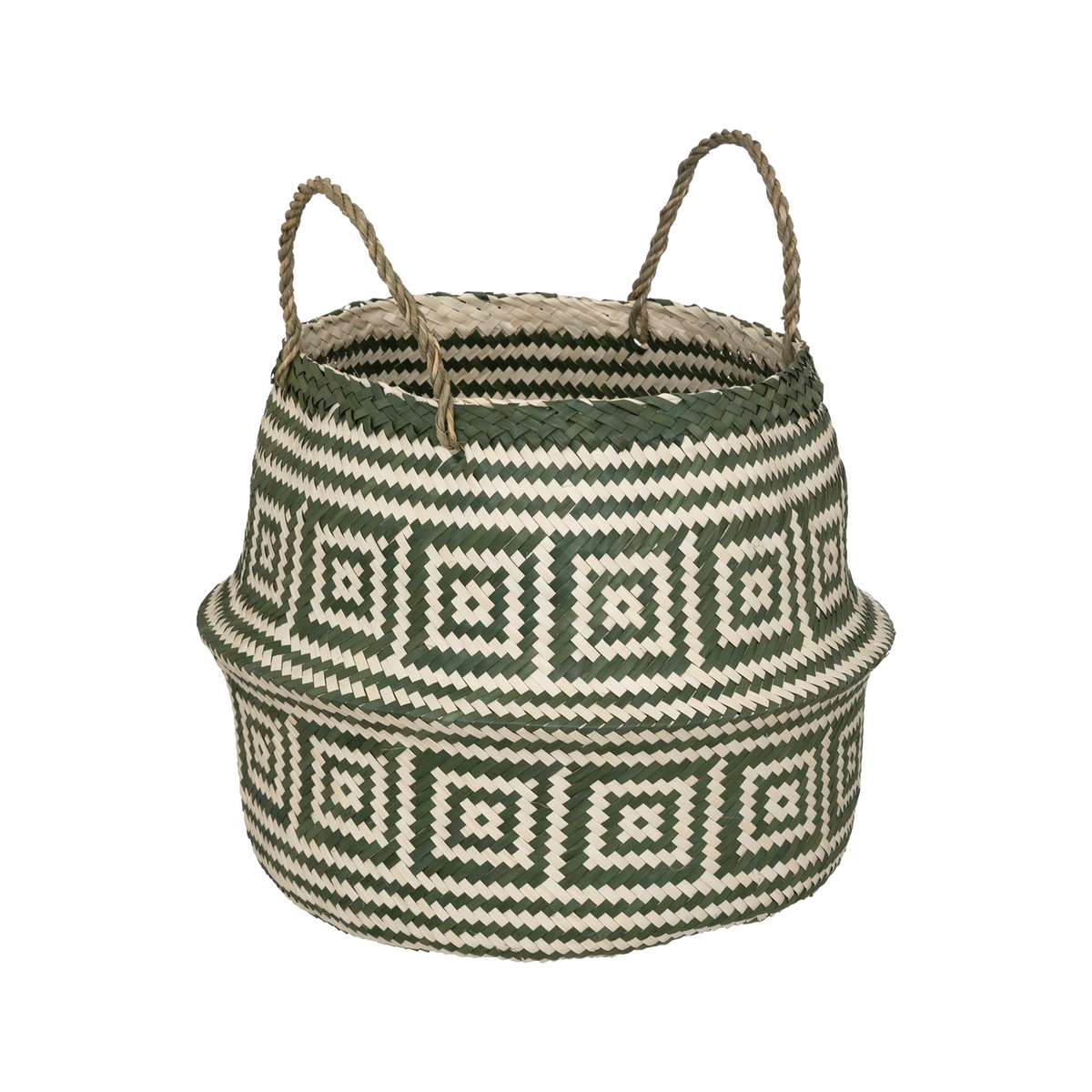 Panier de rangement Ingo Beige/vert