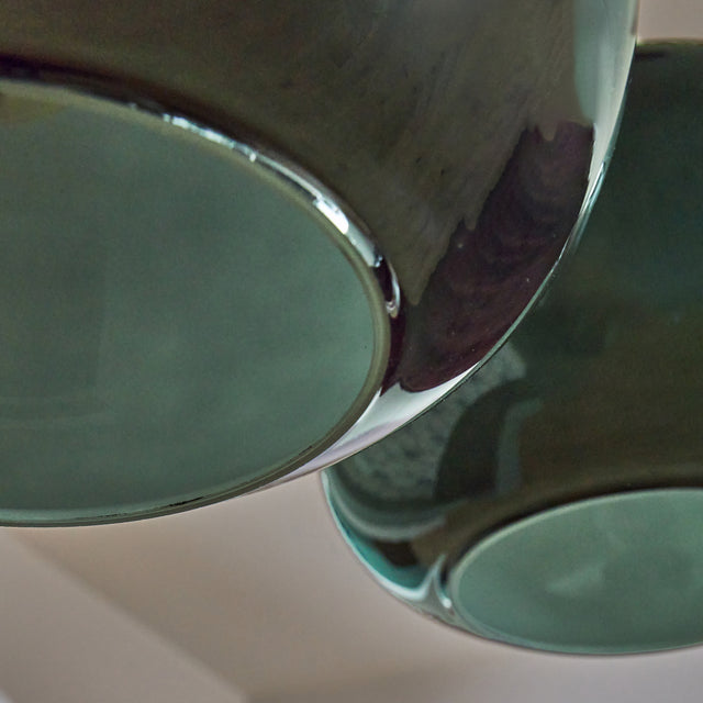 Suspension BLOP coloris vert 12,85 x 30 cm