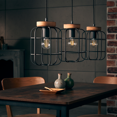 Suspension Gwen Noir