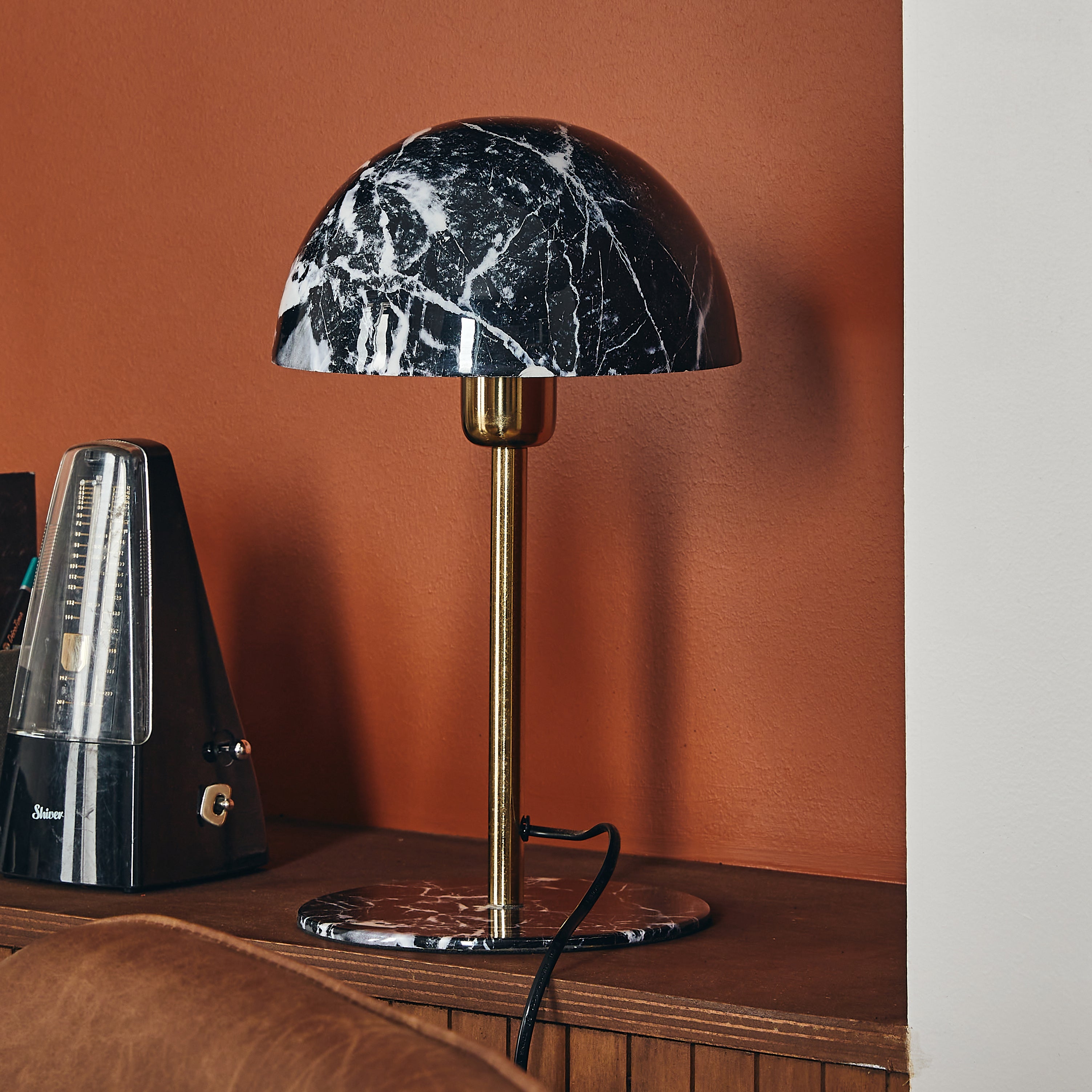 AMADEUS CADES Lampe champignon Tinos Noir