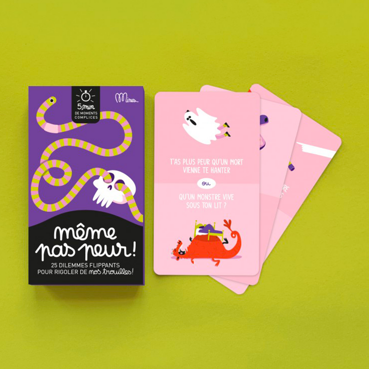 MINUS Jeu de discussion Même pas peur Violet
