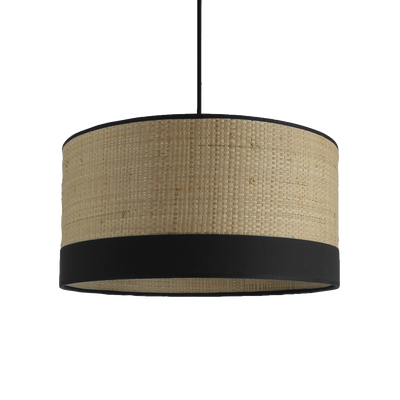 METROPOLIGHT Suspension Rio Noir er rafia