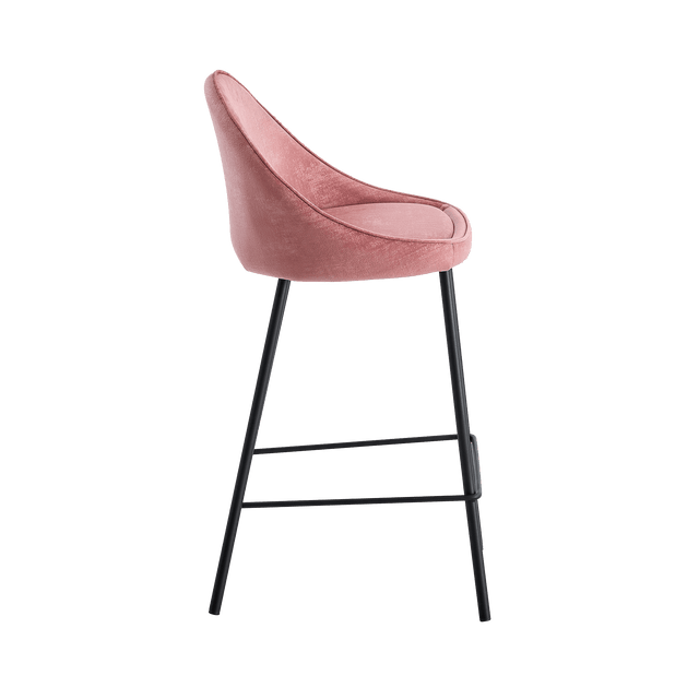 4MURS Tabouret de plan de travail CAITLYNE coloris rose