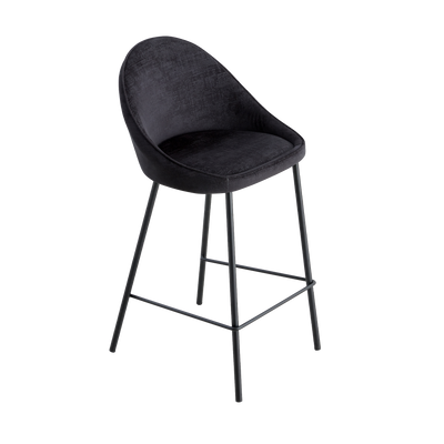 4MURS Tabouret de plan de travail Caitlyne Noir