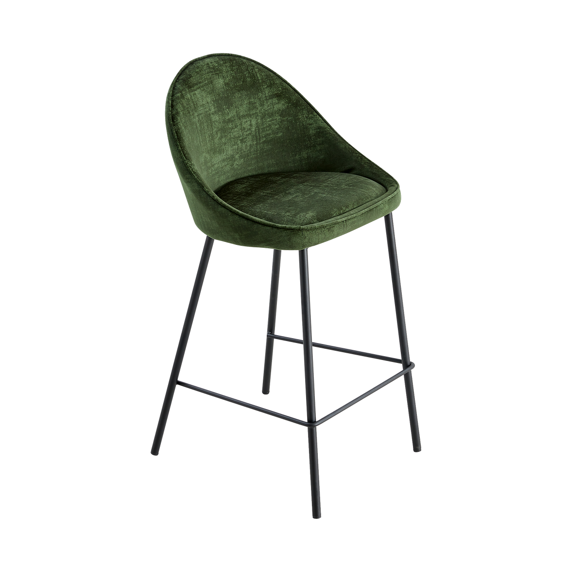 4MURS Tabouret de plan de travail Caitlyne Vert émeraude