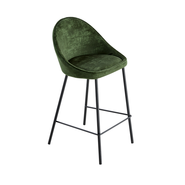 4MURS Tabouret de plan de travail CAITLYNE vert émeraude