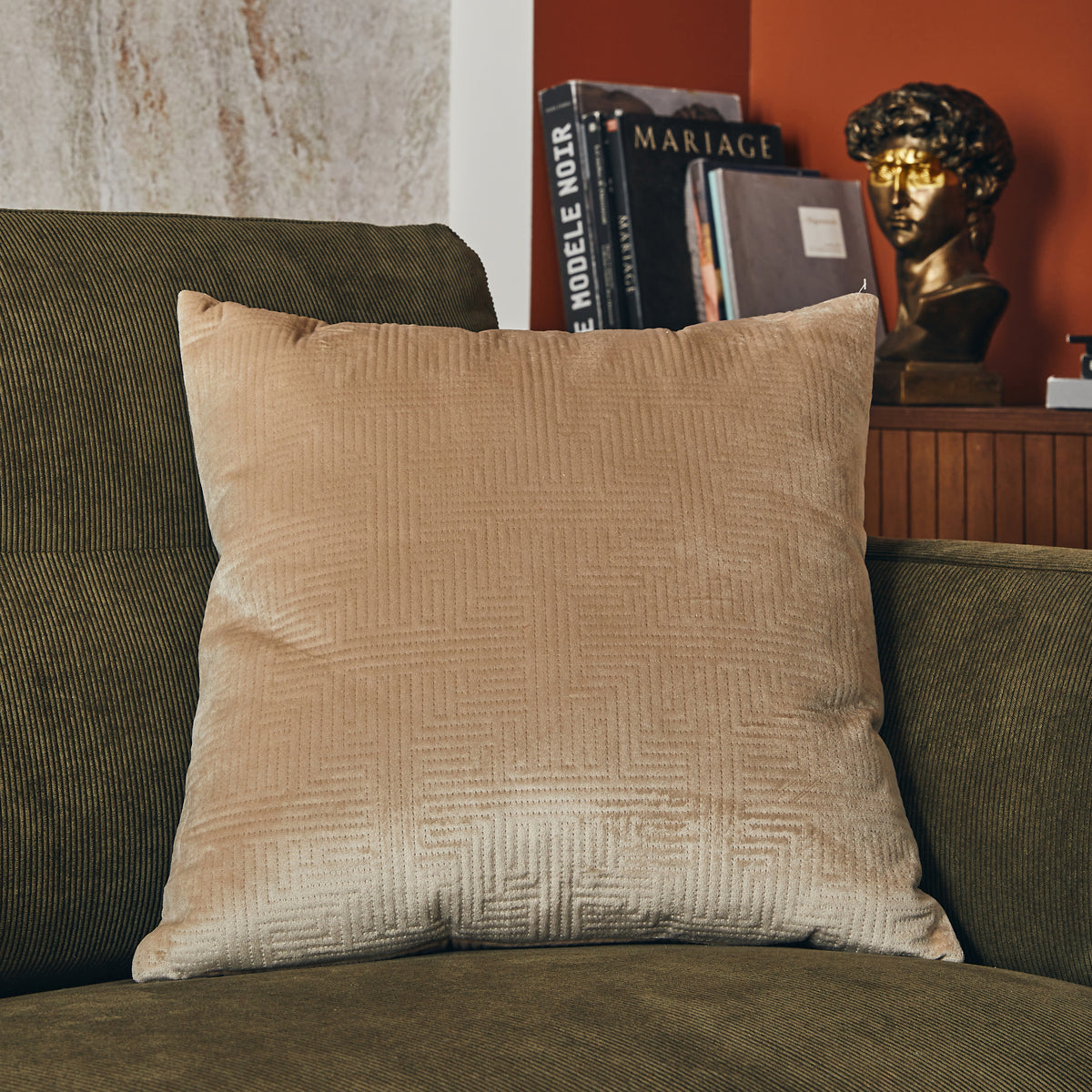 Coussin Adonis Blanc cassé