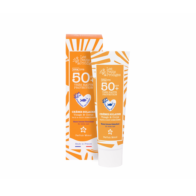 LES PETITS PRÖDIGES Soin corps CRÈME SOLAIRE SPF50+ MONOI diamètre 3,3 cm