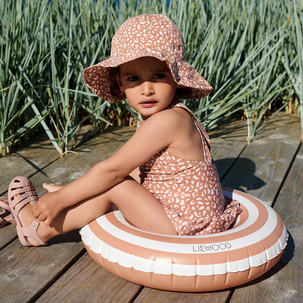 LIEWOOD Bouée gonflable Baloo Terracotta/crème