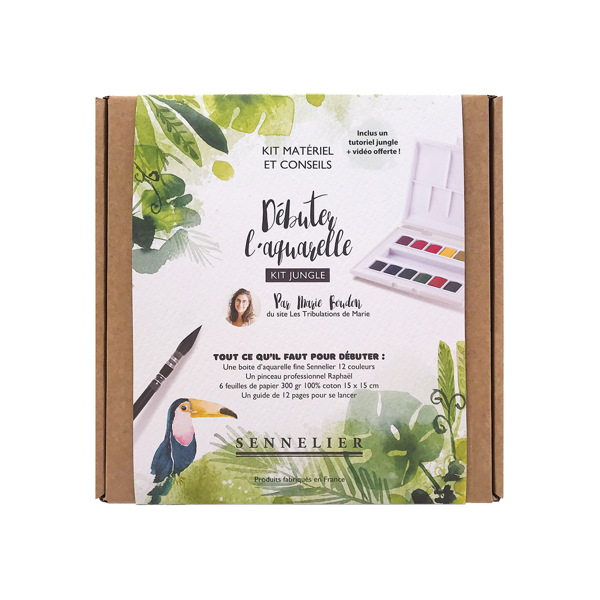 SENNELIER Kit La petite aquarelle jungle Vert
