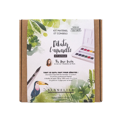 SENNELIER Kit La petite aquarelle jungle Vert
