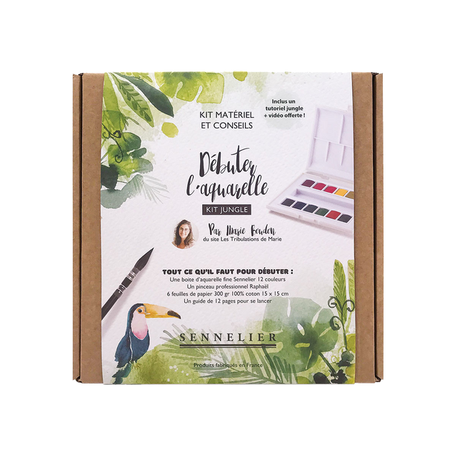 SENNELIER Kit LA PETITE AQUARELLE JUNGLE
