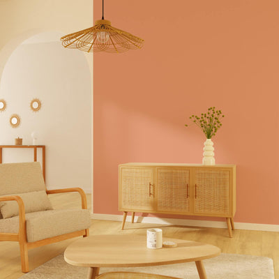 Papier peint intissé Malya Papaye Trame