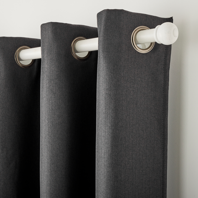 Rideau thermique Boston Gris orage