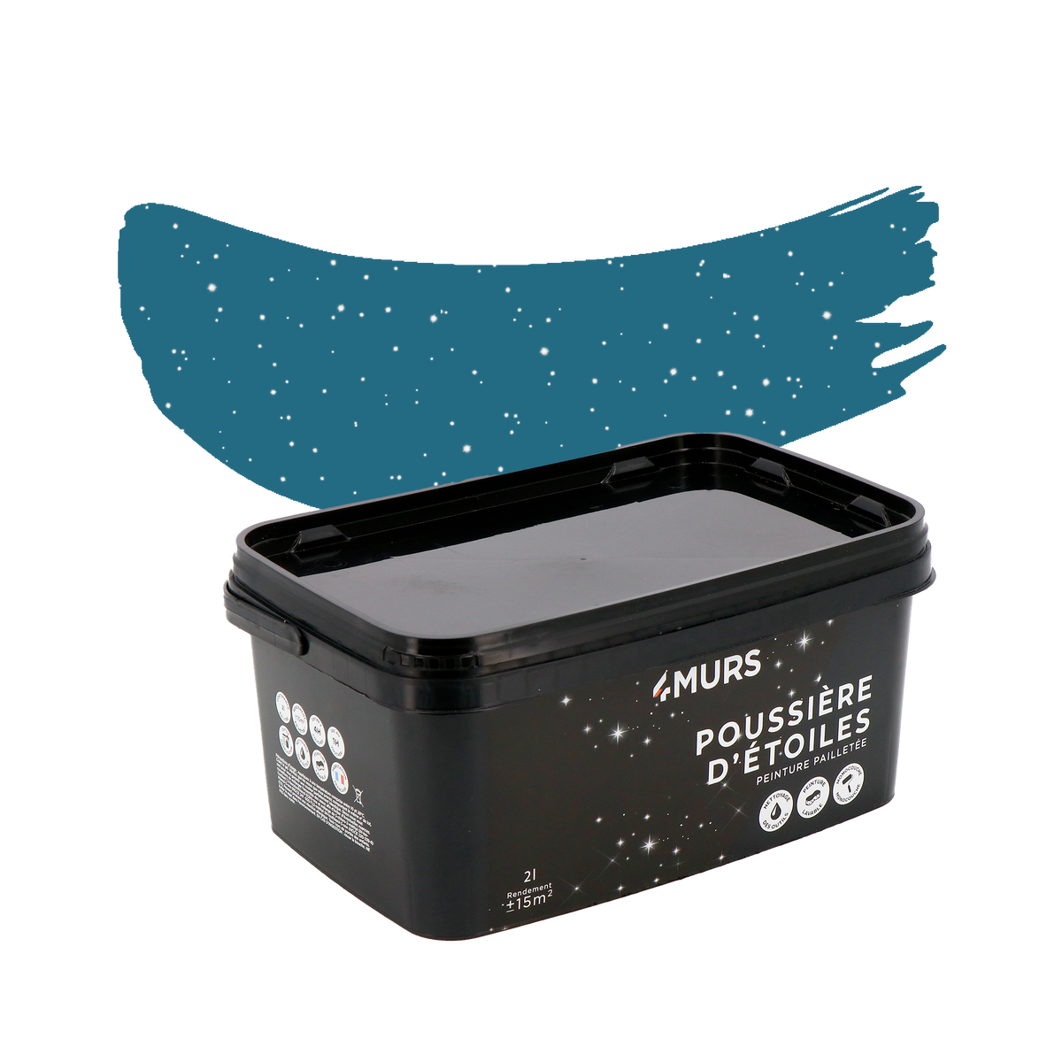 POUSSIÈRE D'ÉTOILES Peinture Poussière d'étoiles Bleu alnitak Mat 2L