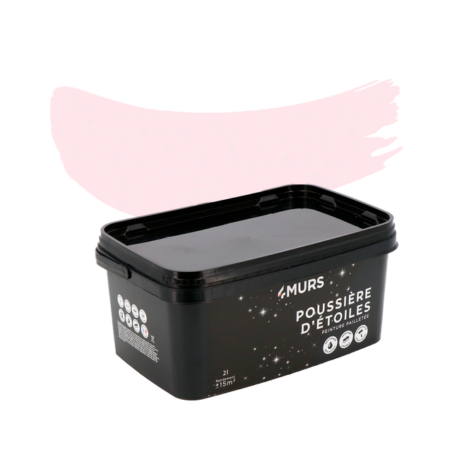 Poussière d'étoiles Peinture Peinture rose Adara 2 L