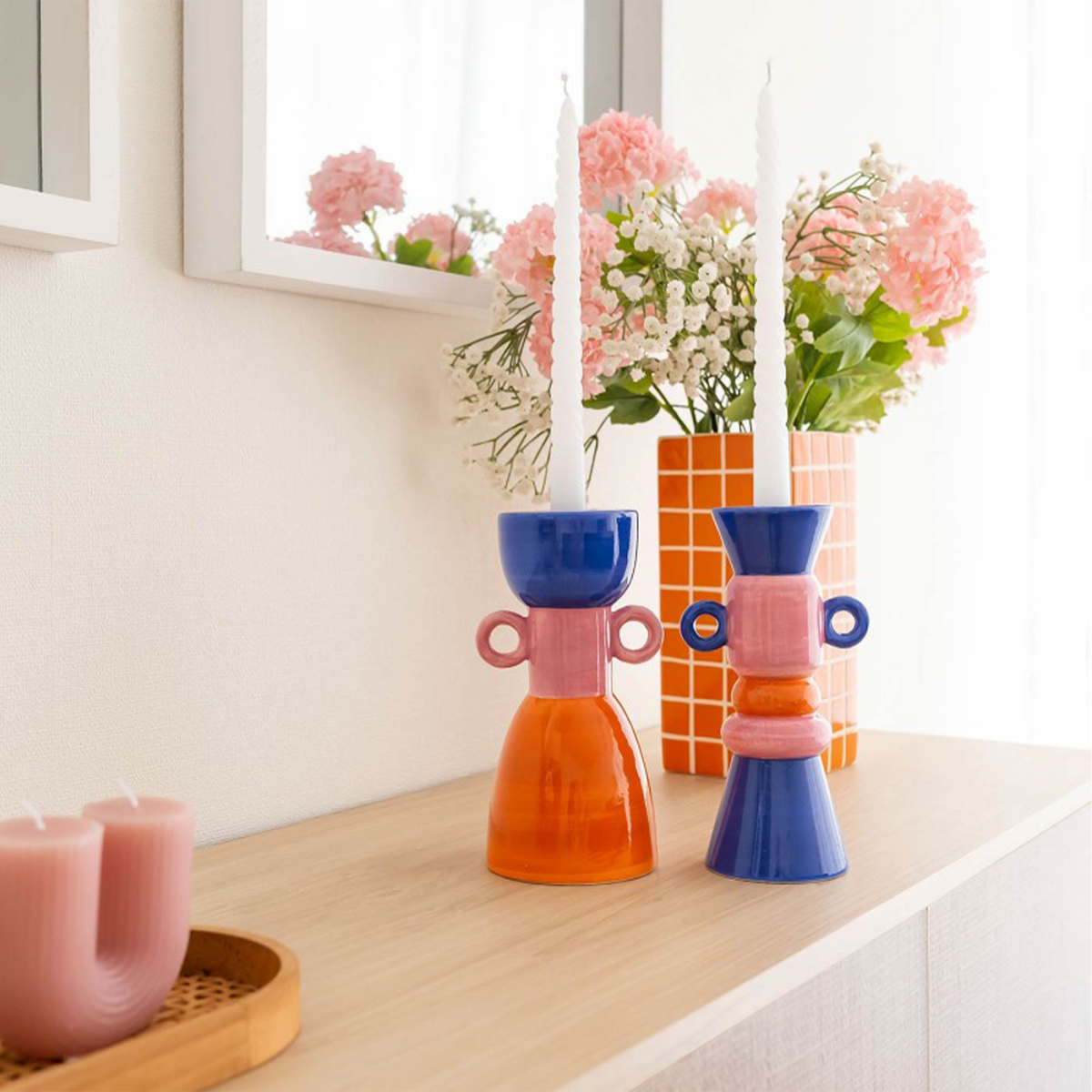 Bougeoir Mona Multicolore