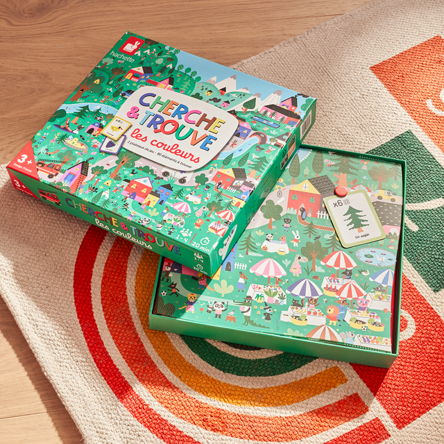 Janod Jeu éducatif CHERCHE ET TROUVE LES COULEURS