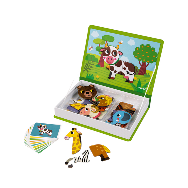 Janod Jeu éducatif MAGNETI'BOOK ANIMAUX
