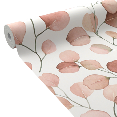 Papier peint intissé Adelie Rose poudré