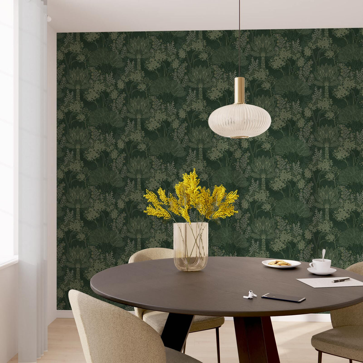 Papier peint intissé Cesaire Multicolore