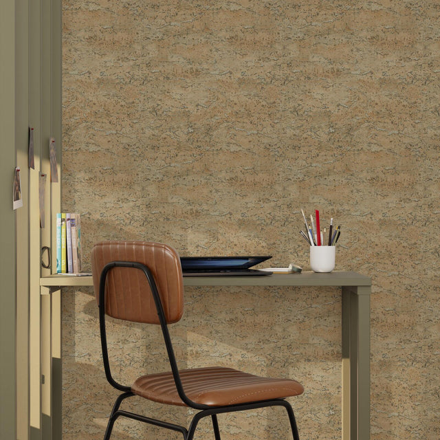 4MURS Papier peint intissé FALCO coloris brun liège