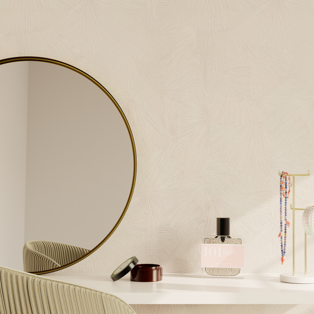 Papier peint intissé YANG coloris blanc