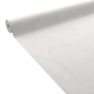 Papier peint intissé Yang Blanc
