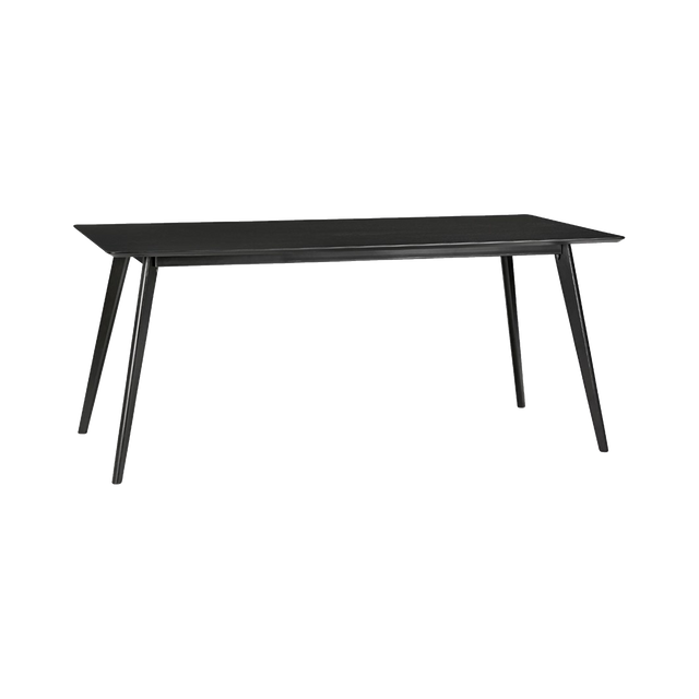 Table de salle à manger ANGOR coloris noir 90 x 180 cm